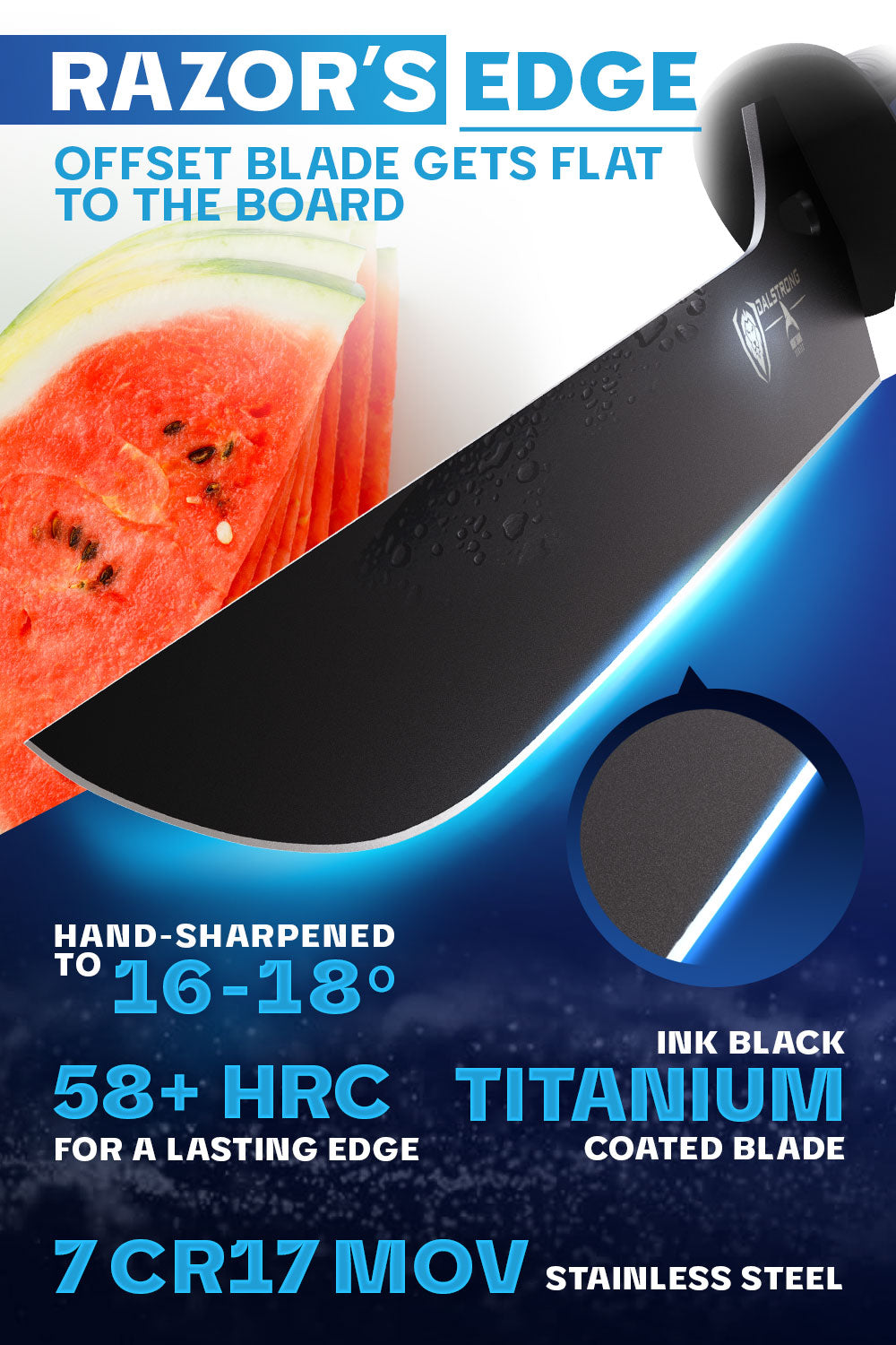 Premium Offset Slicing & Carving Knife 10