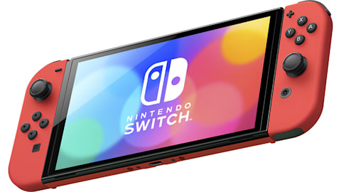 Nintendo Switch OLED Model - Mario Red Edition with Red Joy-Con Controllers | Portable Gaming Console for Home, Travel & Multiplayer Fun