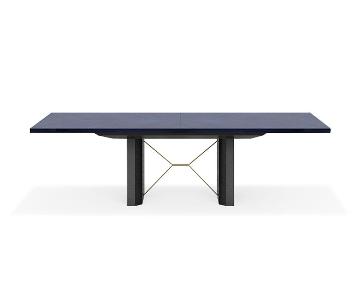 Azzuro Extendable Dining Table - Expandable Wooden Table for 6 to 8 People - Perfect for Family Gatherings & Dinner Parties