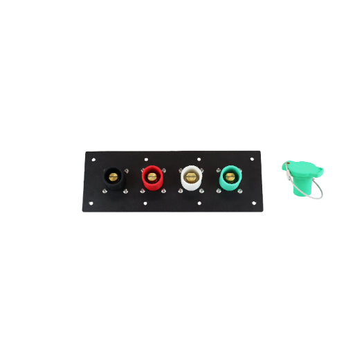 400 Amp Male Double Set Screw 4 Position CAM Lock Panel - Heavy Duty Electrical Connector for Industrial Power Distribution & Panel Wiring