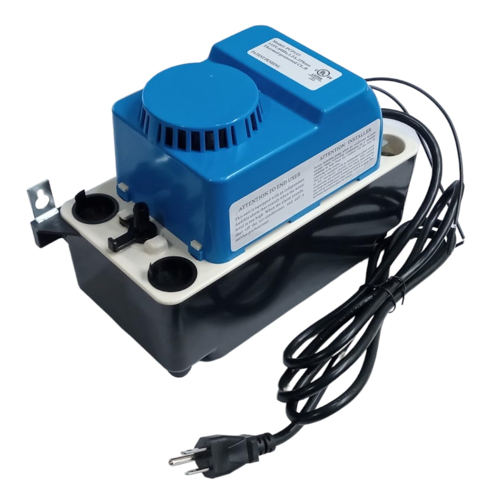PCPUMP115 20' High Lift Condensate Pump with Loud Audible Alarm - Ideal for HVAC, Dehumidifiers, and Water Removal in Basements or Crawl Spaces