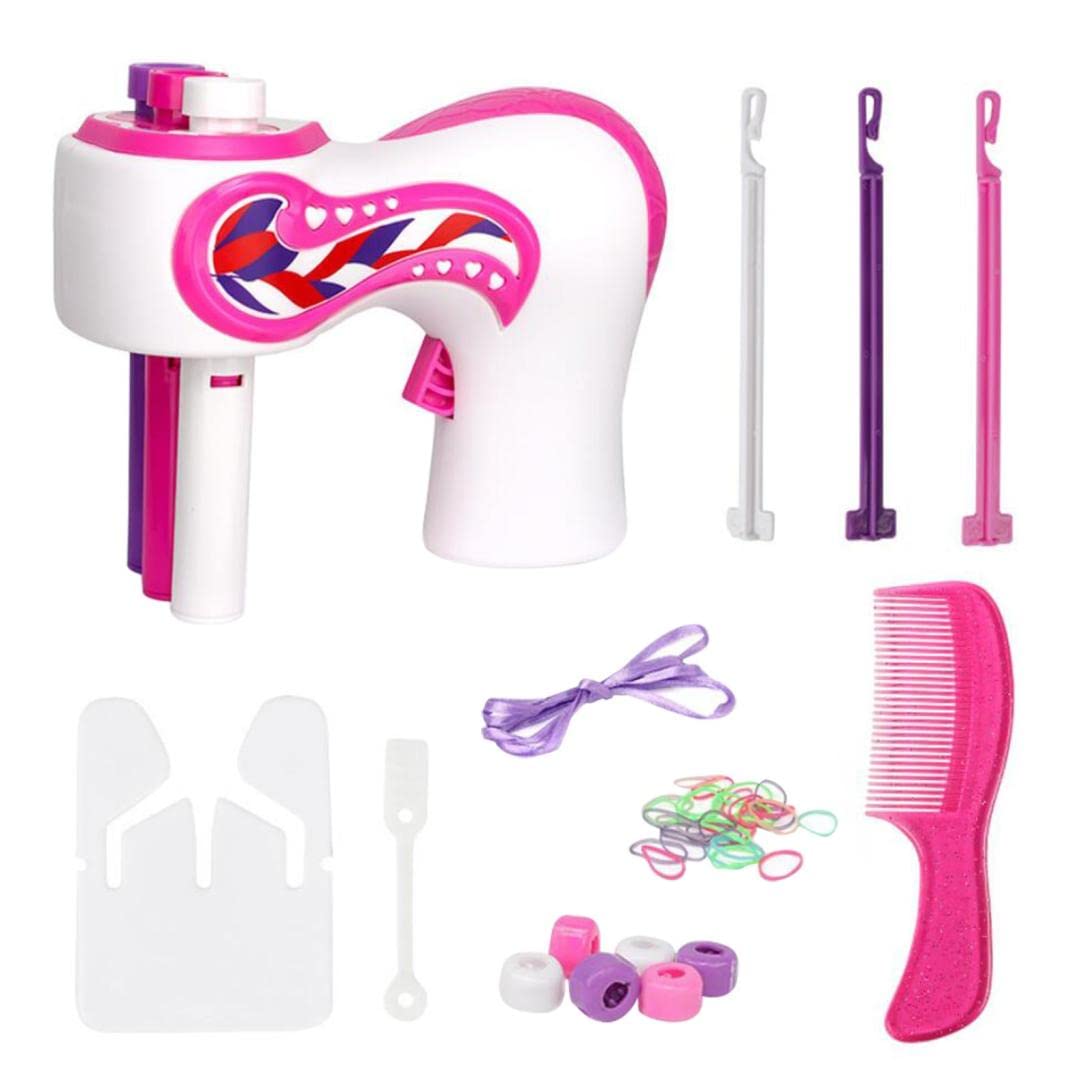 Automatic Hair Braider Machine for Girls - Electric Hair Twisting Tool & Quick Braiding Device - Perfect for Home, Salon, and Party Hairstyles
