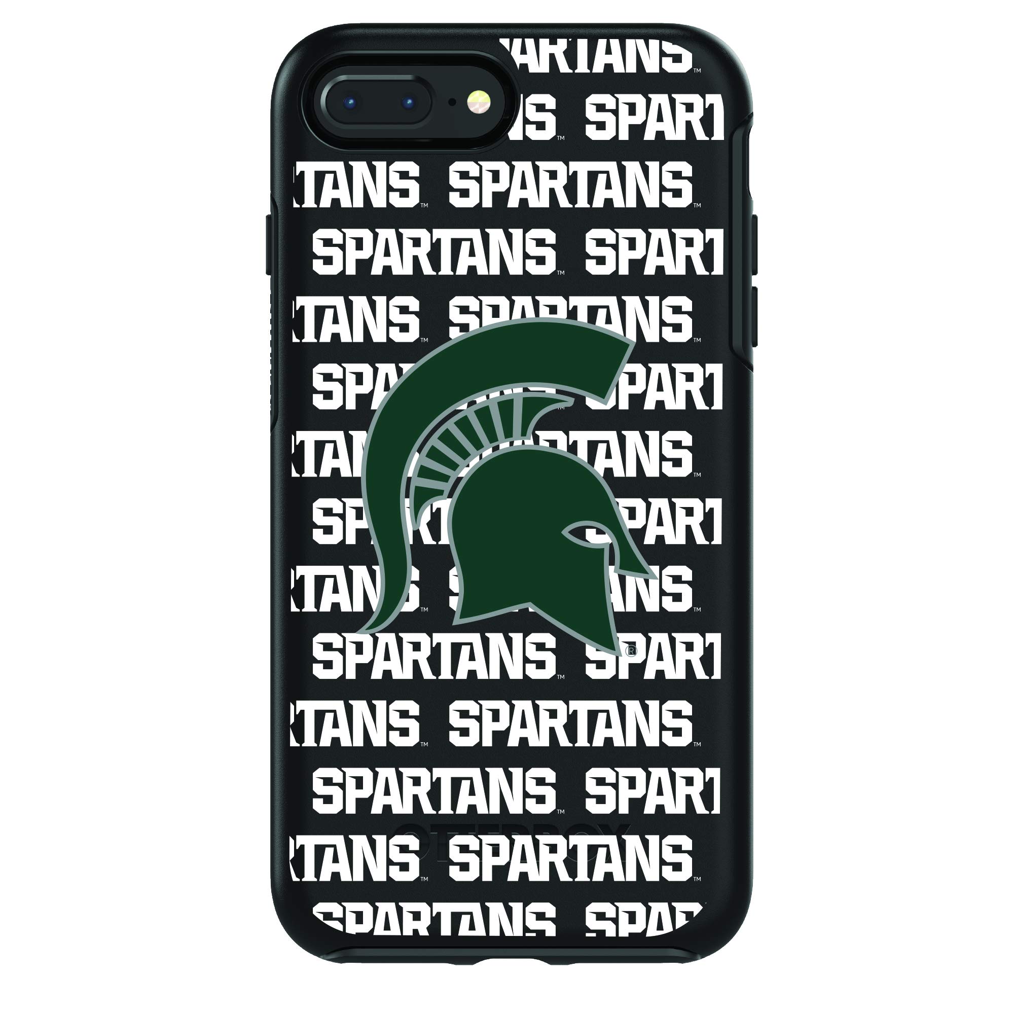 NCAA OtterBox Symmetry iPhone Case - Compatible with Apple, Repeating Wordmark Design for Sports Fans