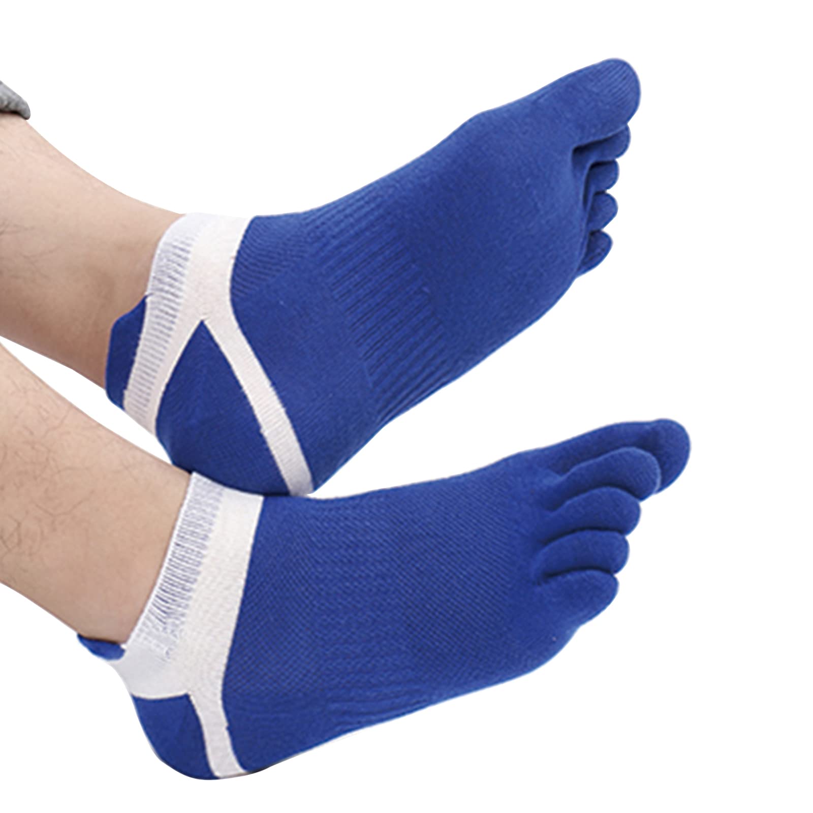 Breathable Men's Toe Socks 5-Pack - Anti-Slip Running Socks for Athletic Walking & Sports - Perfect for Gym, Hiking & Outdoor Activities