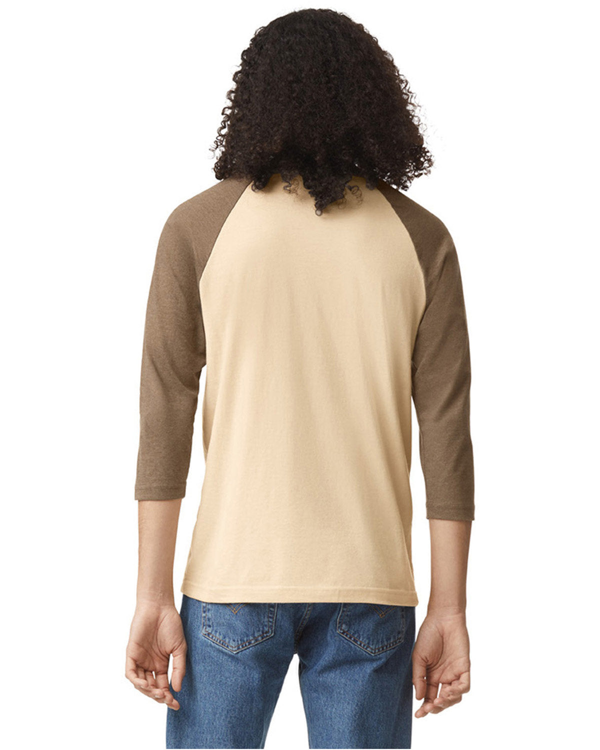 American Apparel 2003CVC Unisex Raglan T-Shirt | Comfortable Cotton Blend Tee for Men & Women | Perfect for Casual Wear, Gym, and Everyday Outfits
