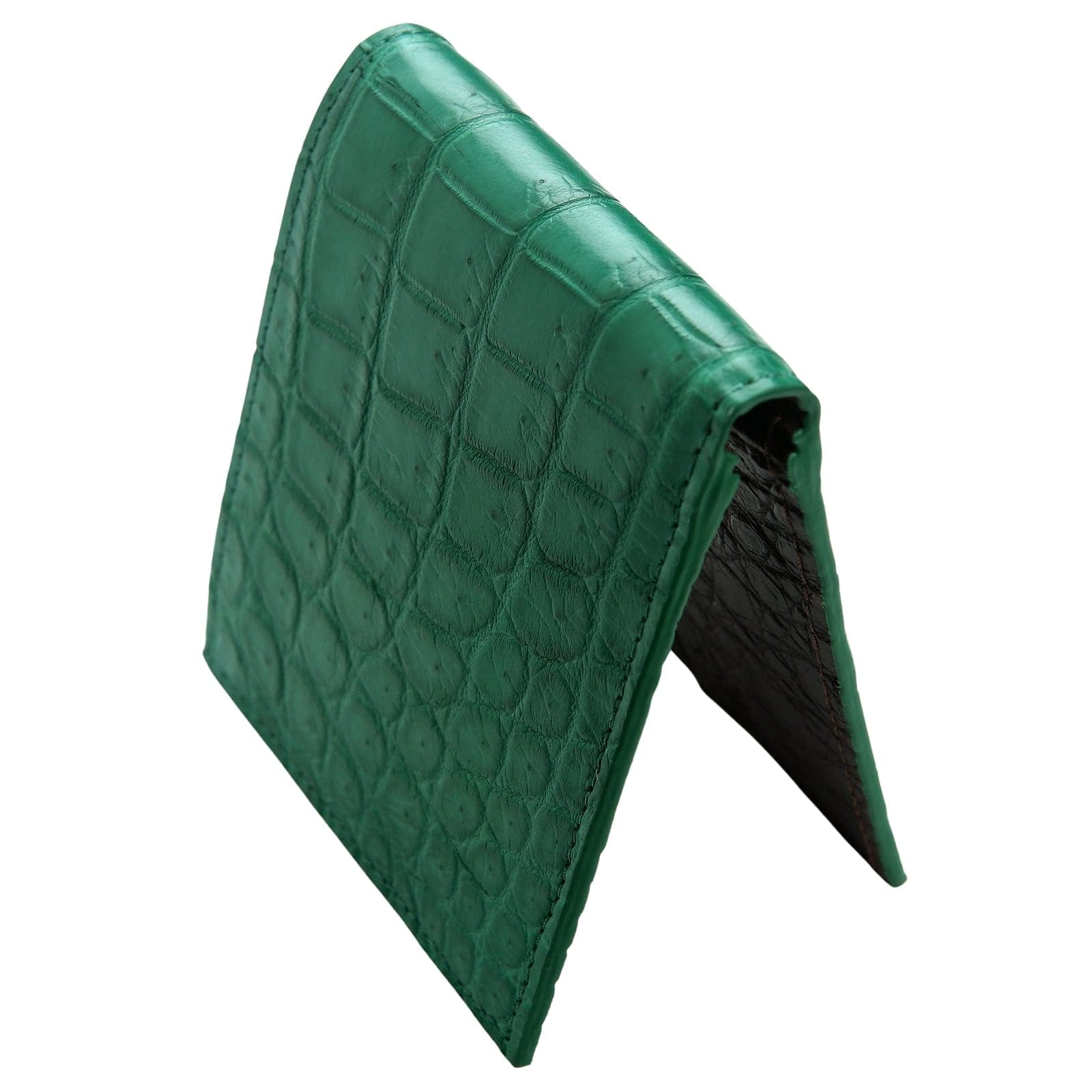 Premium Genuine Crocodile Leather Men's Wallet - Slim RFID Blocking Bifold Wallet for Business & Travel - Luxury Gift for Him