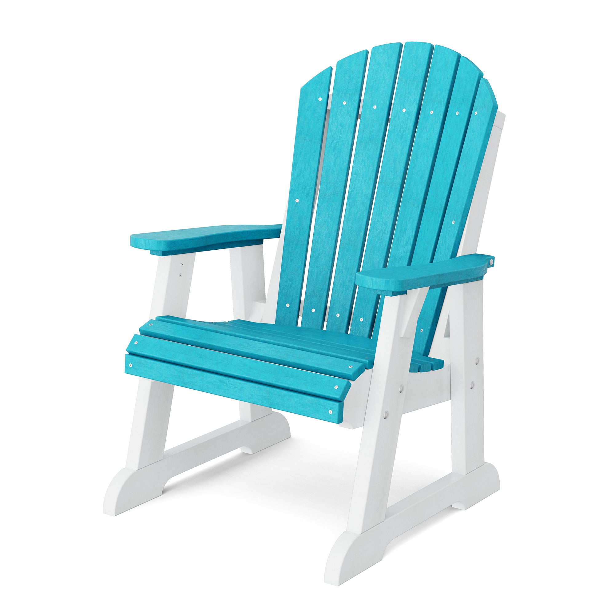 Heritage High Fan Back Chair - Classic Wooden Dining Chair with Upholstered Seat - Perfect for Farmhouse, Rustic & Traditional Dining Rooms