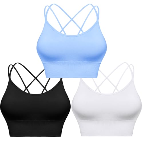 3 Pack-black+white+light Blue