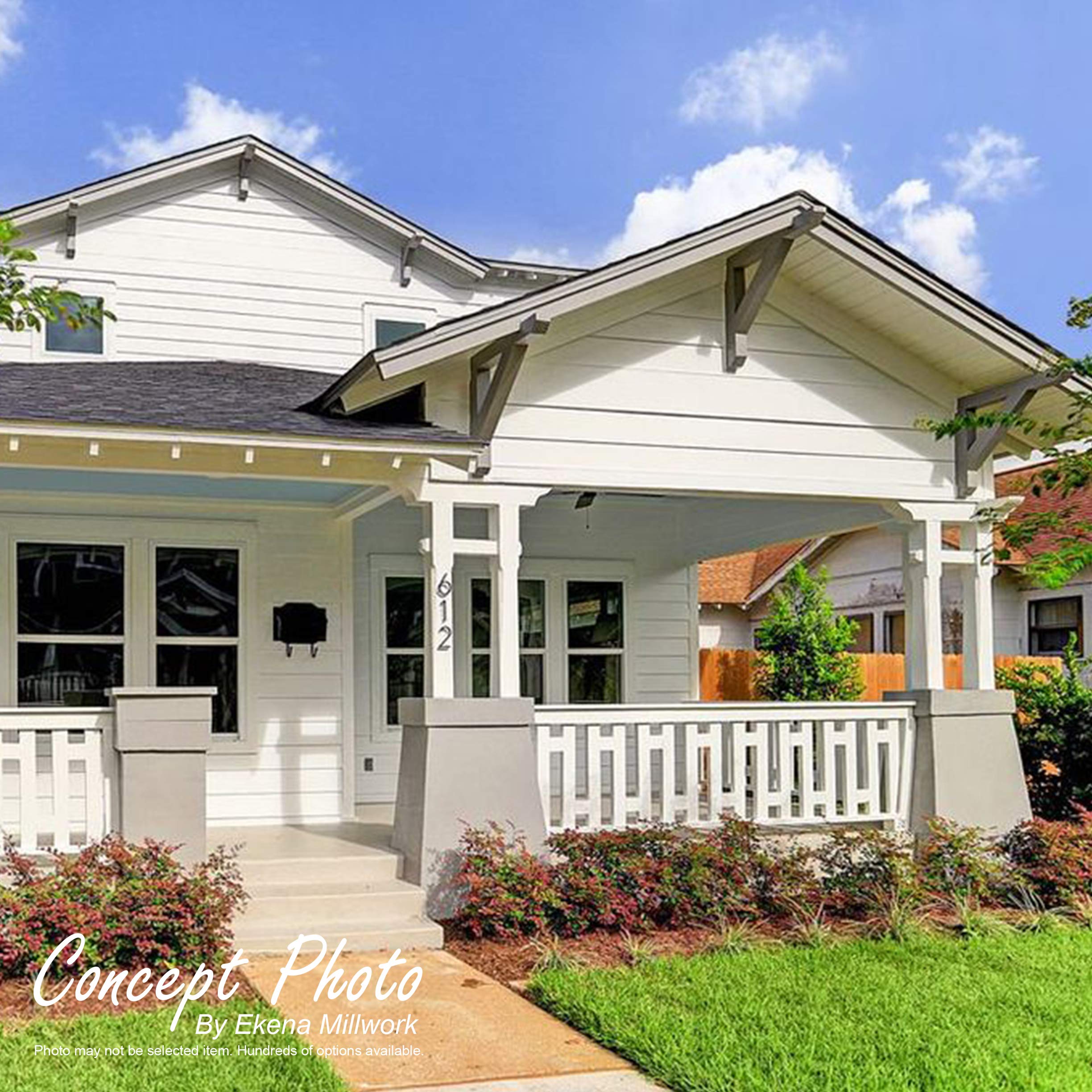 Ekena Millwork OUTP05X14X18OLY05 White PVC Outlooker - 5