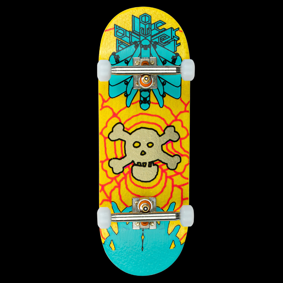Blackriver Fingerboard Complete Psy Hands 2.0 - Professional Mini Skateboard for Finger Tricks & Street Style - Perfect for Skateboard Enthusiasts & Collectors