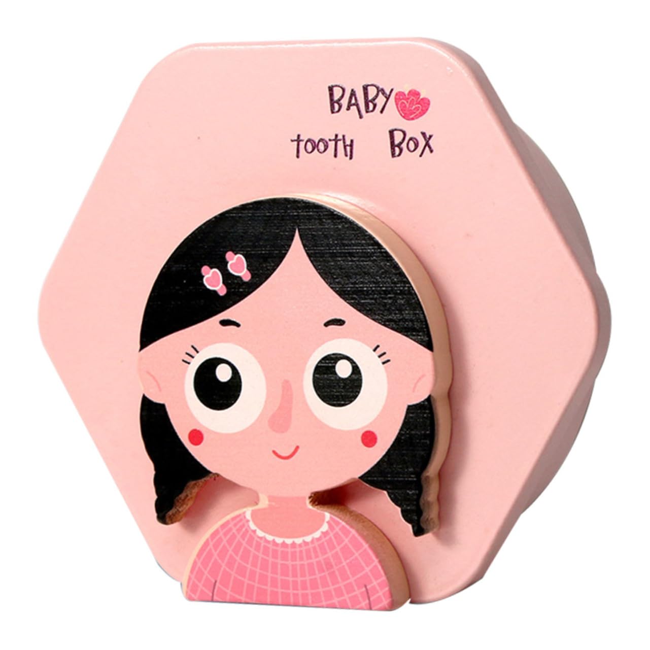 Beautiful Newborn Keepsake Box - Baby Tooth Storage Organizer for First Lost Tooth & Fetal Hair - Pink Memory Box (1 Set) | Perfect Baby Shower Gift & Milestone Keepsake for Parents