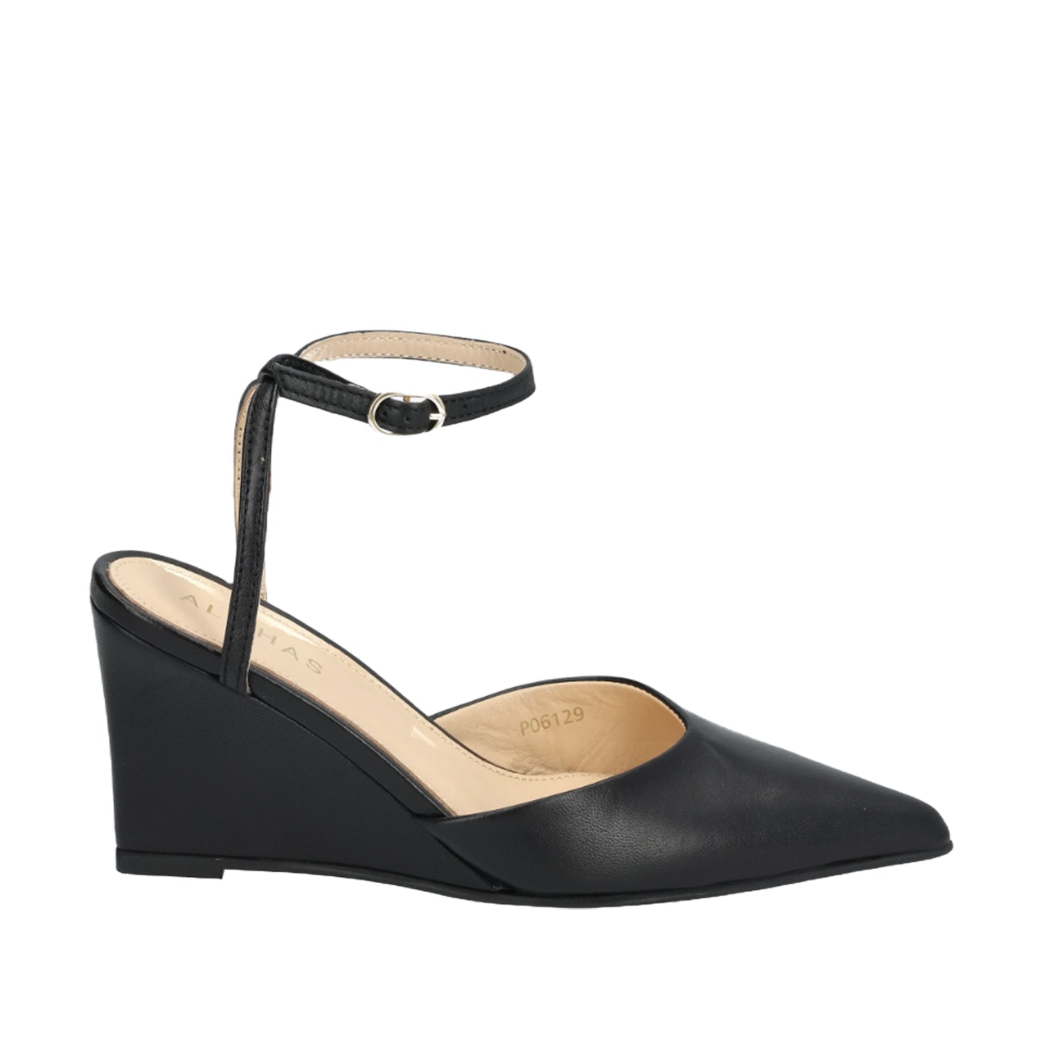 Alohas Women's Polly Black Leather Sandals - Comfortable & Stylish for Summer Outings, Beach Trips, and Casual Wear