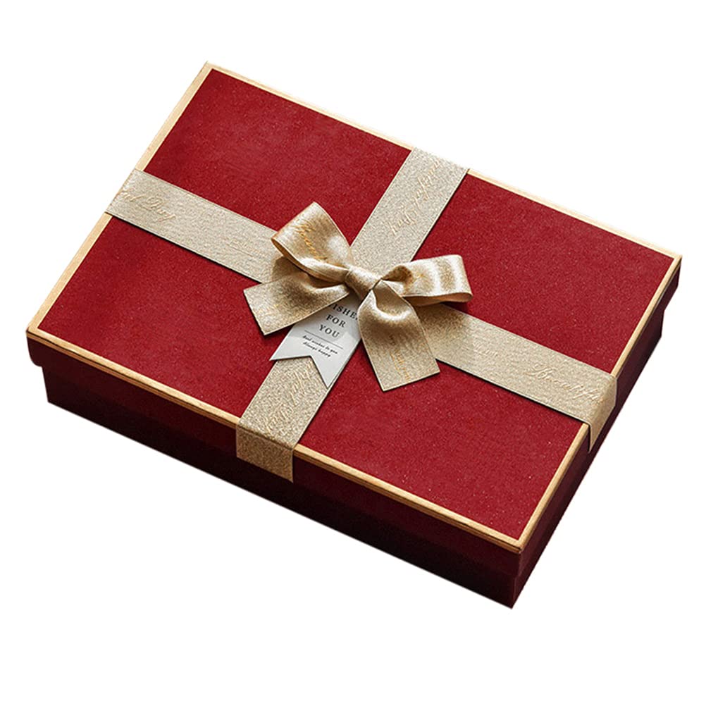 LUOZZY Valentine's Day Gift Box Set - Elegant Bowknot Decorative Present Box (2-Pack) | Perfect for Romantic Gifts, Anniversary Presents & Special Occasions