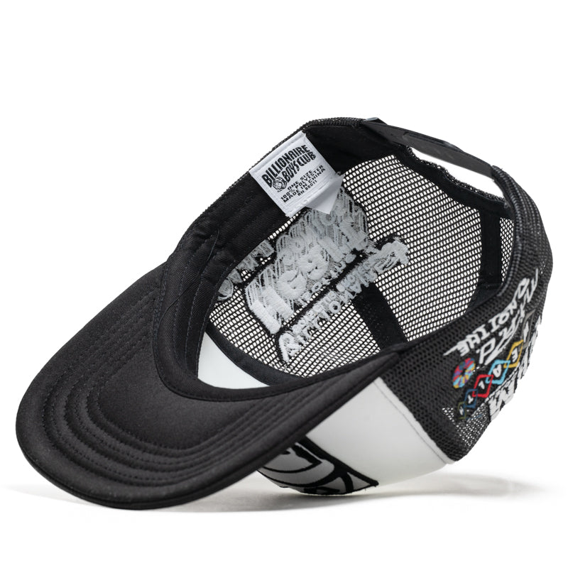 Billionaire Boys Club Solar System Trucker Hat - Black | Stylish Adjustable Baseball Cap for Men & Women | Perfect for Outdoor Activities, Streetwear Fashion
