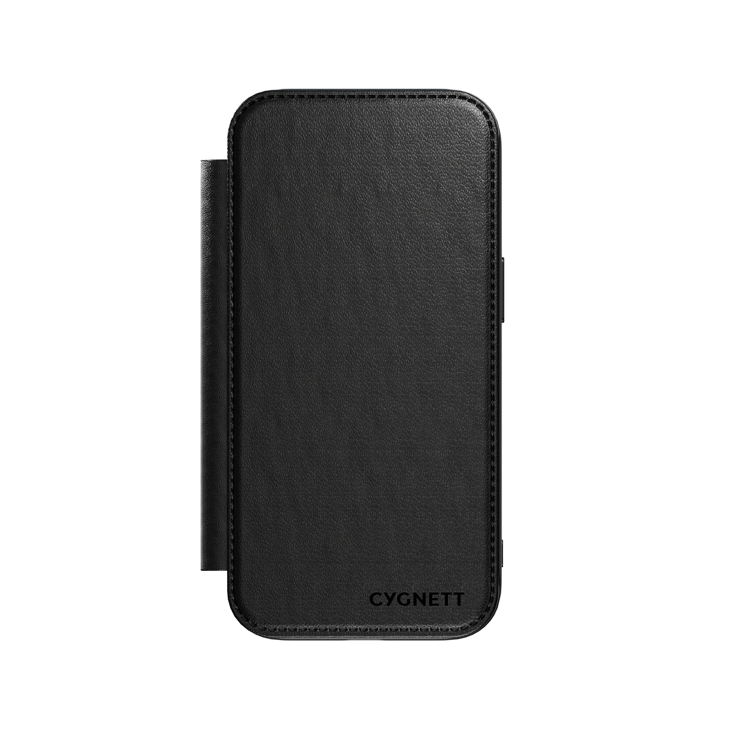 Premium Genuine Leather Wallet Case for iPhone 16 - Slim Protective Cover with Card Slots | Perfect for Everyday Use, Travel & Business (Black/Brown)