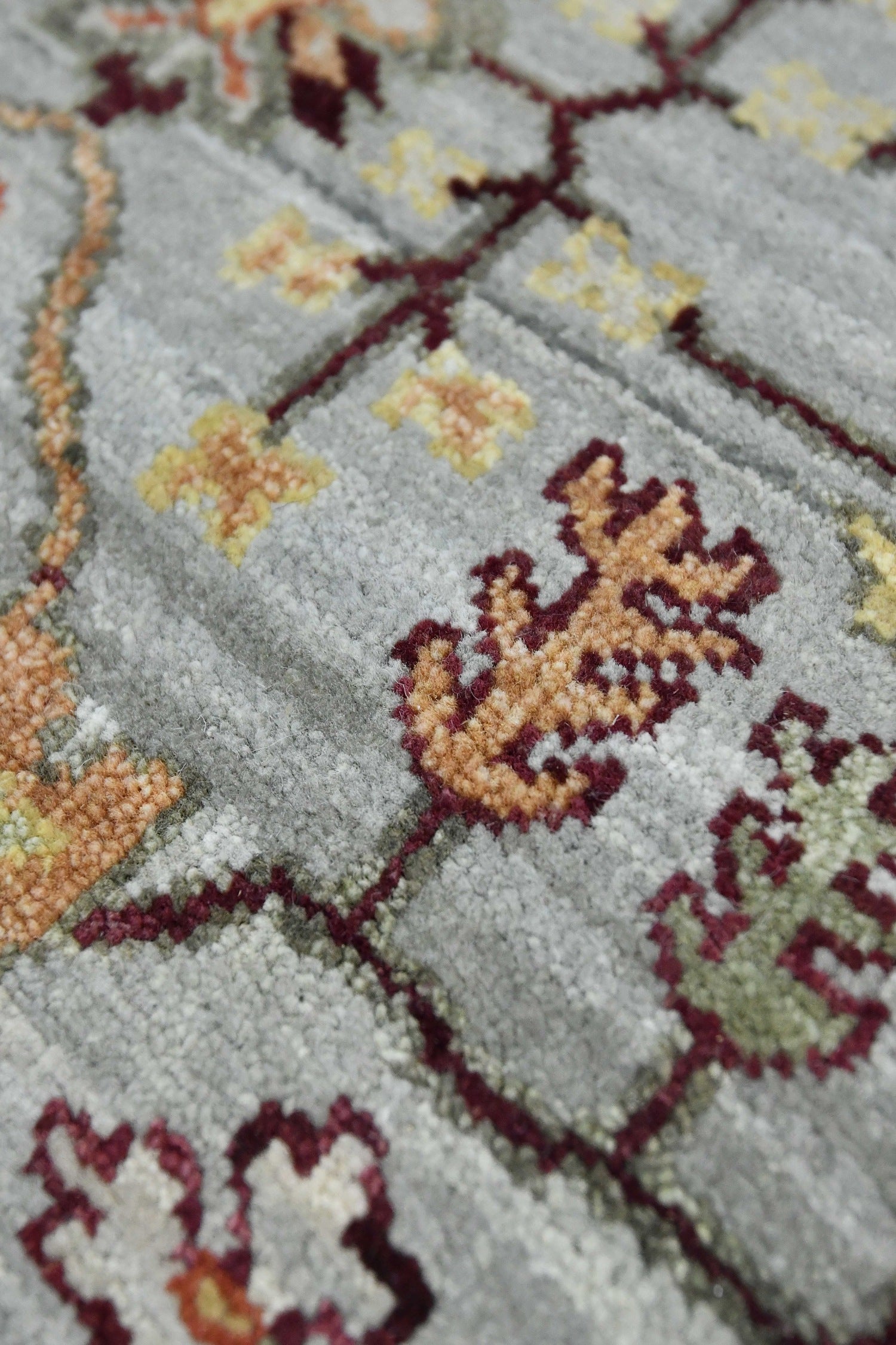 Handwoven Arabesque Tribal Rug J72214 - Bohemian Home Decor, Living Room & Bedroom Accent Rug