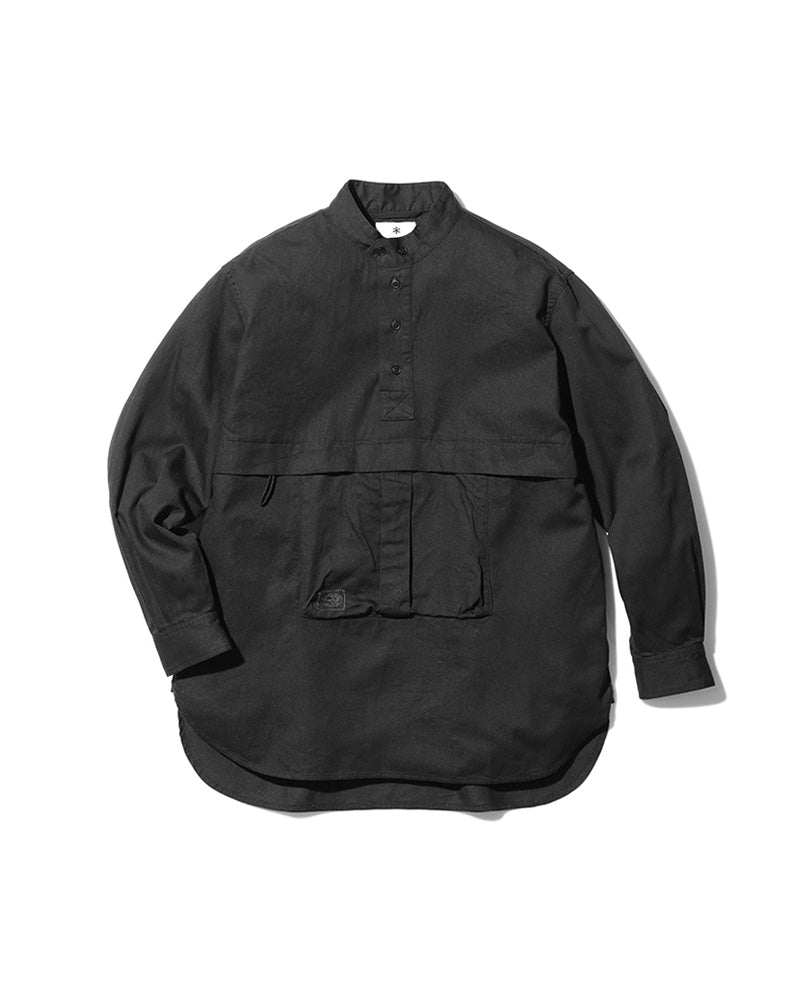 Takibi Light Denim Utility Pullover Jacket for Men - Casual Outdoor Workwear for Hiking, Camping & Everyday Wear