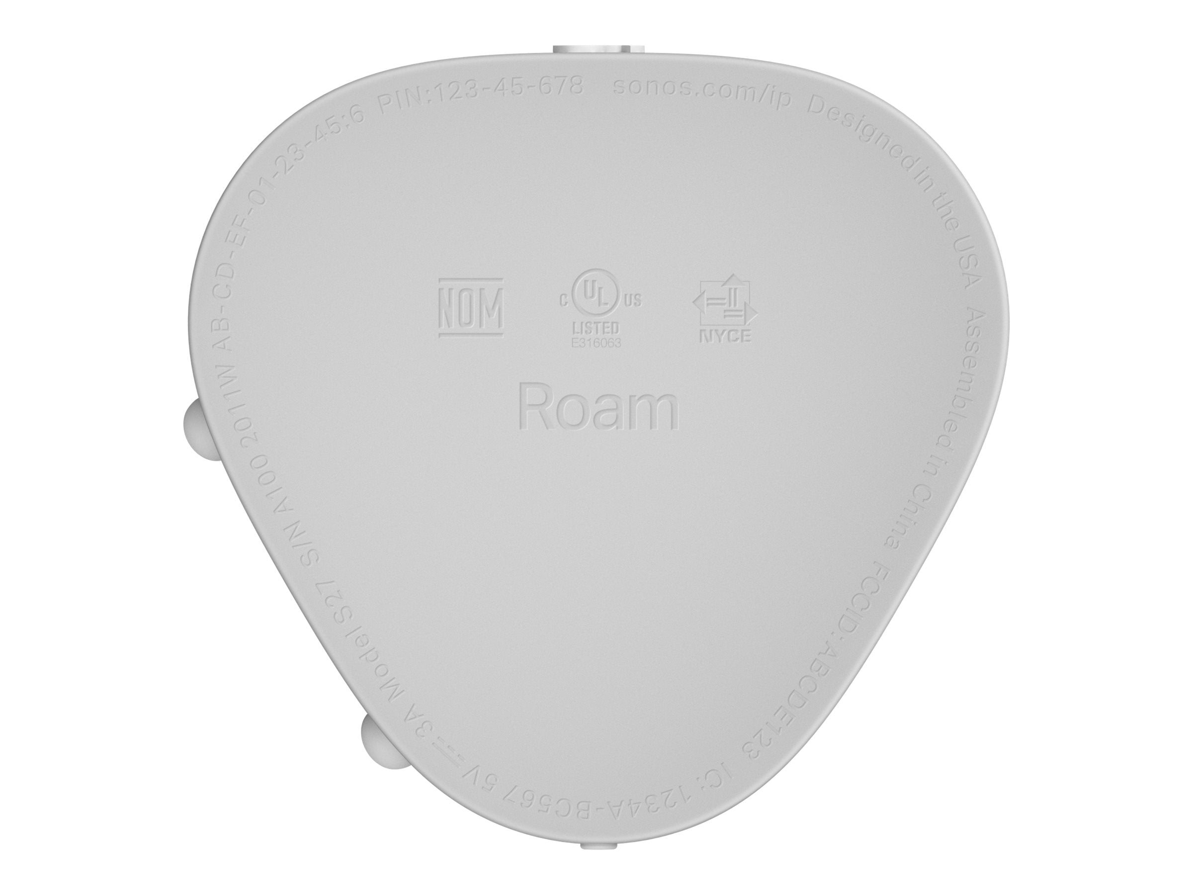 Sonos Roam Portable Wireless Speaker - Bluetooth, Waterproof, Long Battery Life - Perfect for Travel, Outdoor Adventures & Home Use