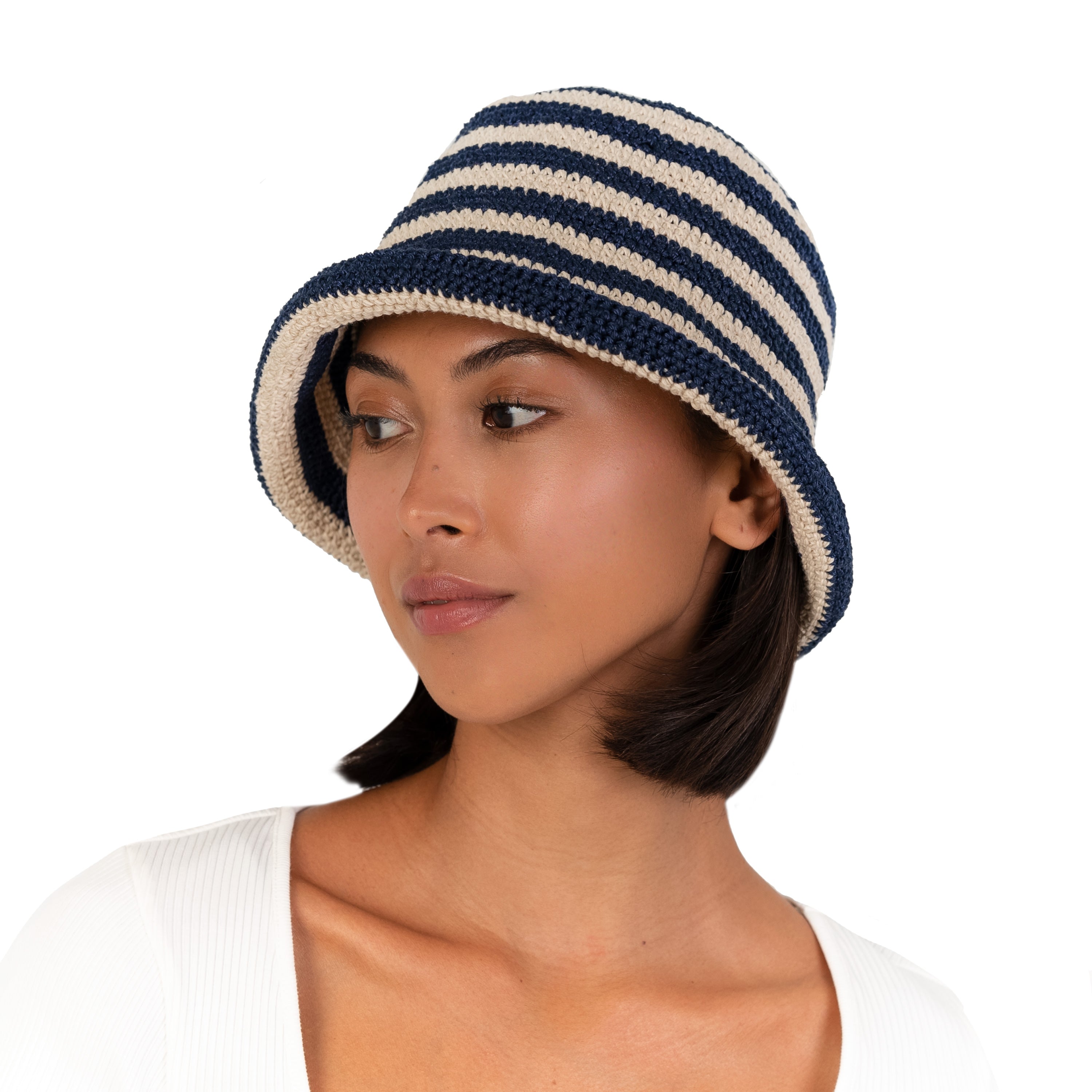 Lanie Bucket Hat for Women - Sun Protection Summer Beach Hat with UPF 50+ - Adjustable Cotton Bucket Hat for Outdoor, Travel, and Casual Wear