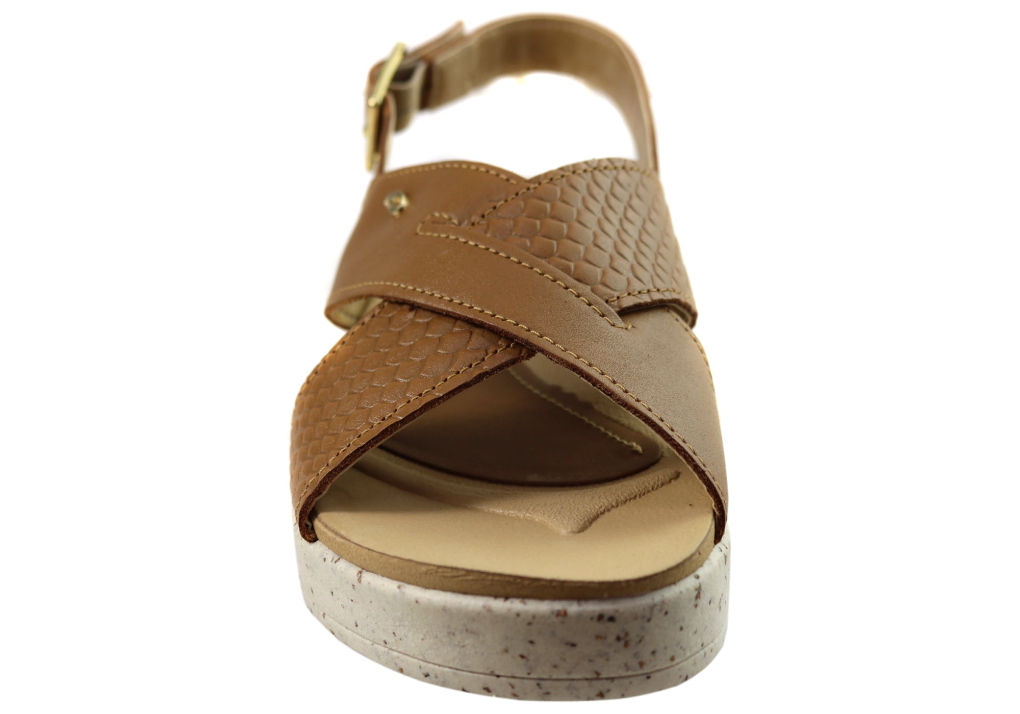 Pegada Nelba Women's Comfortable Leather Sandals - Handmade in Brazil - Perfect for Beach, Vacation & Summer Outfits