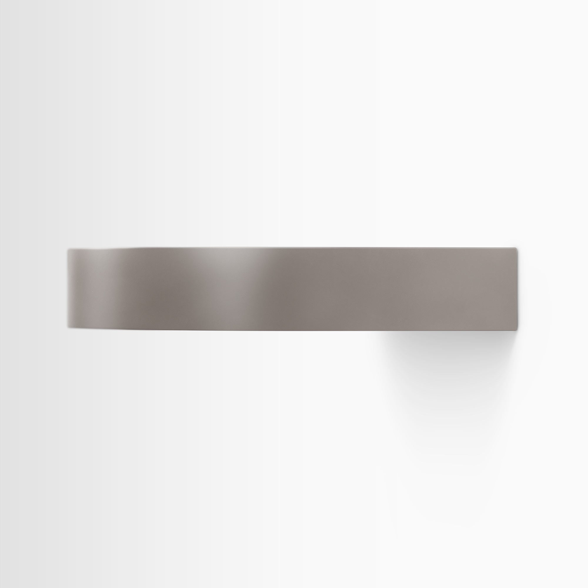Aksel RADius Arsenic Floating Shelf - Modern Wall Mounted Shelf for Living Room, Bedroom, and Office Storage & Decor