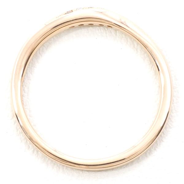 4℃ K10PG Pink Gold Diamond Ring for Women - Elegant 10K Rose Gold Engagement & Wedding Band - Perfect for Proposals, Anniversaries, and Special Occasions