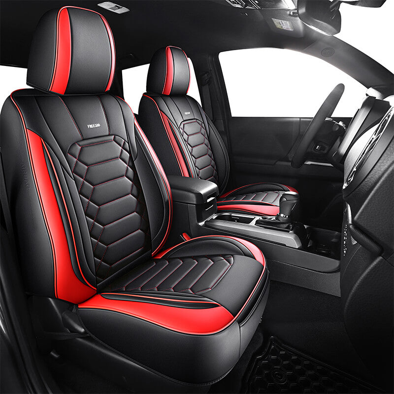 Toyota Tacoma Universal Seat Covers 2005-2023 | Waterproof & Durable | Perfect Fit for 40/60 Rear Seats | Model Q350216 | Ideal for Off-Roading, Camping & Daily Commute