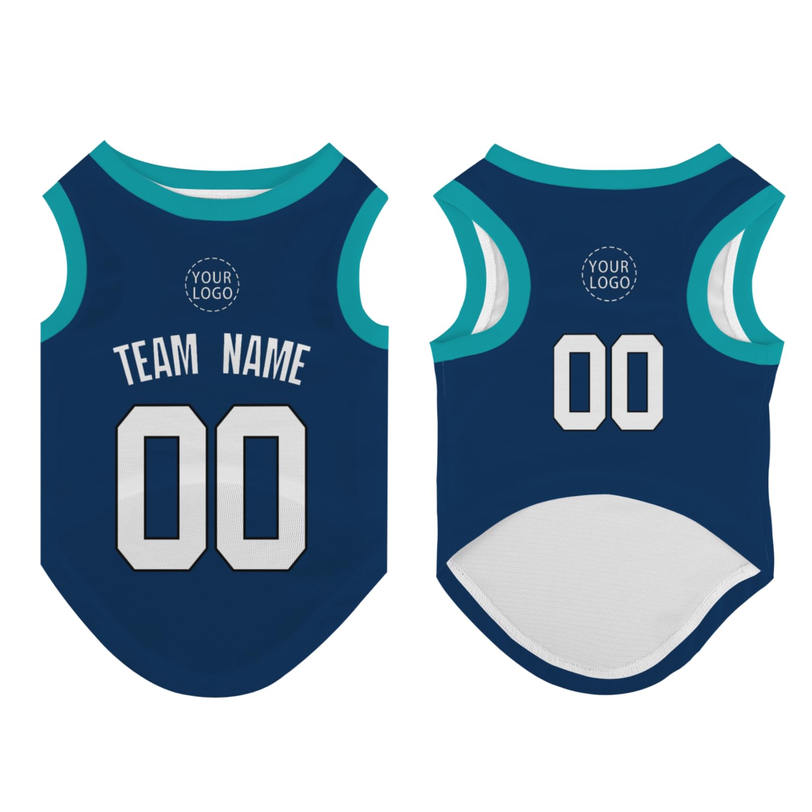 Custom Dog Baseball Jersey - Personalized Pet Tank Top for Small, Medium & Large Dogs - Perfect for Pet Parties, Photo Shoots & Game Day Outfits