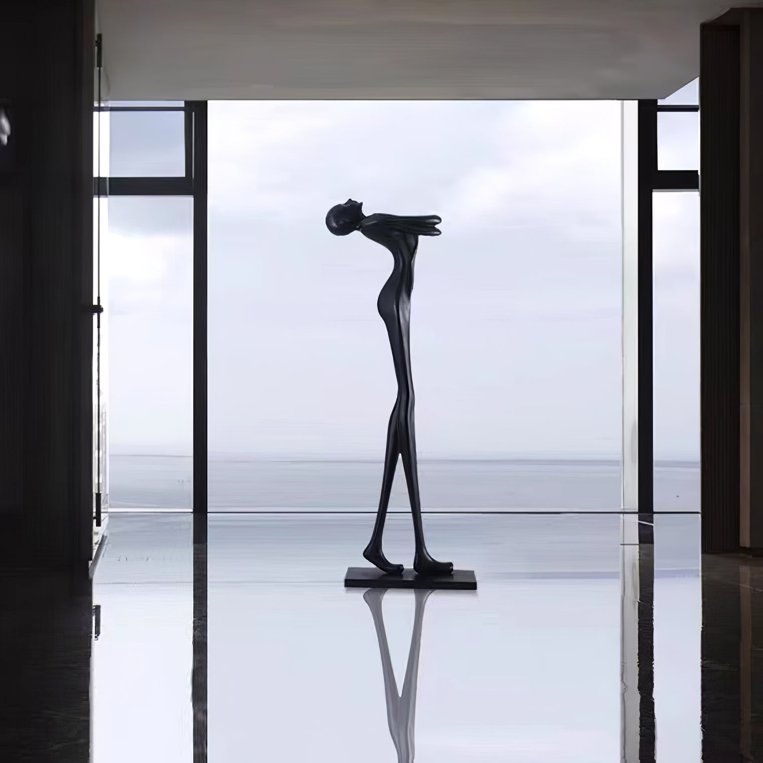 Modern Embrace Ball Sculpture Floor Lamp - Elegant LED Lighting for Living Room, Bedroom, or Office Decor - Perfect for Creating Ambient Lighting and Stylish Home Atmosphere