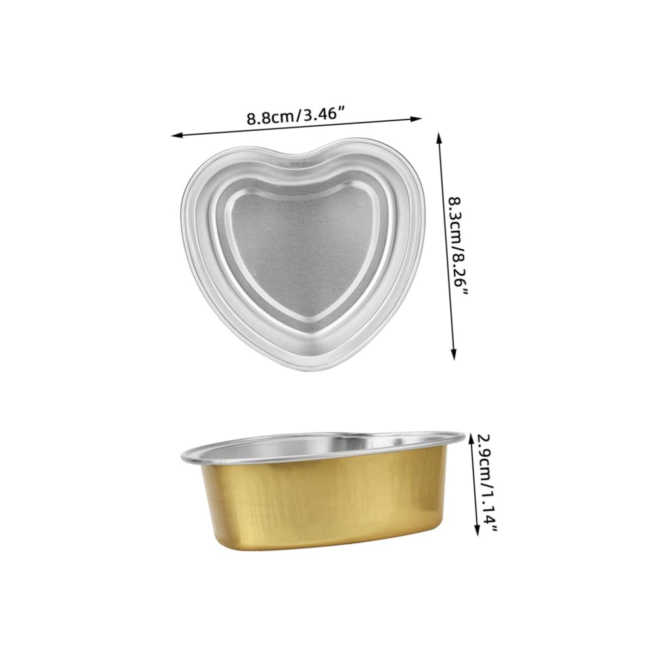 FRCOLOR 5-Piece Wax Melting Kit - Aluminum Muffin Tin Cupcake Containers, Wax Warmer Bowls & Burner Ramekins for DIY Wax Beads, Strips & Melts - Perfect for Home Spa, Candle Making & Beauty Treatments