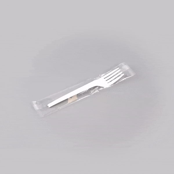 Eco-Friendly Compostable White CPLA Plastic Forks - Heat Resistant, 6.5 Inch, 250 Count Bulk Pack - Perfect for Parties, Picnics & Catering Events