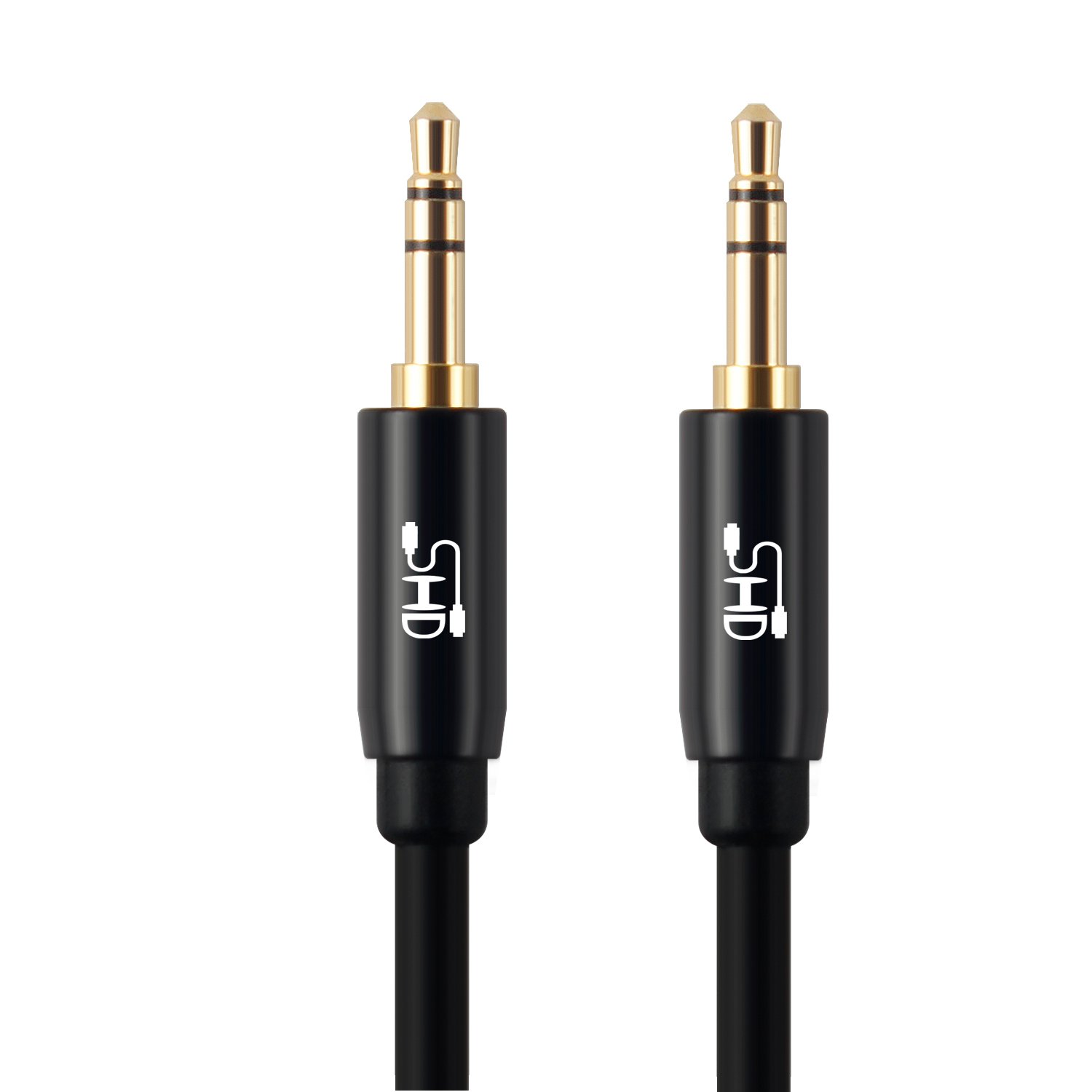 Premium 3.5mm Aux Cable for Car Audio - Gold Plated Stereo Auxiliary Cord with Dual Shielding (3 Feet) - Perfect for Car Sound Systems, Home Speakers & Portable Devices