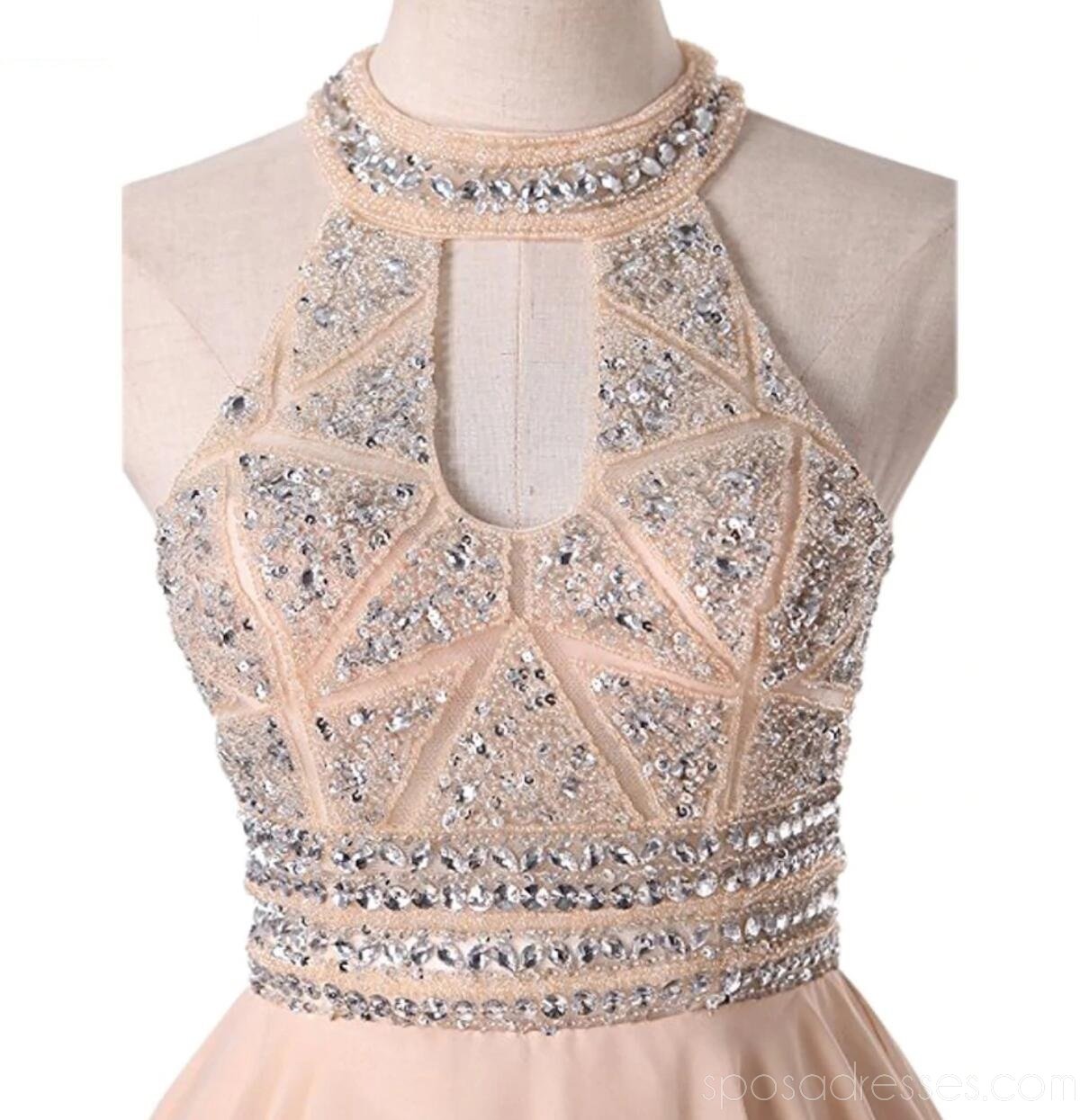 Sexy Halter Open Back Chiffon Homecoming Dress - Elegant Short Prom Dress for Women (Style CM778) | Perfect for Parties, Dances, and Special Occasions