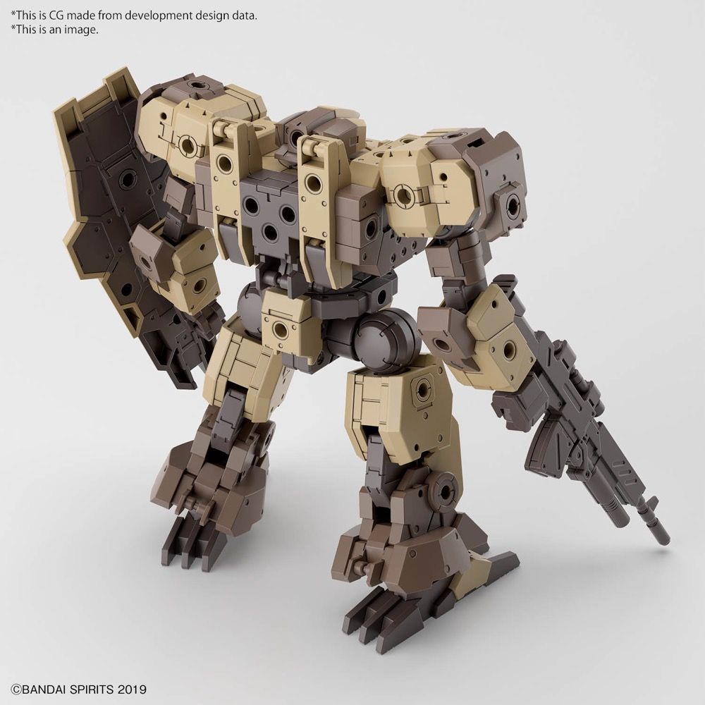 Bandai 30MM 1/144 Scale eEXM-9 Baskyrotto (Brown) Model Kit - 30 Minutes Missions Customizable Mecha for Hobbyists & Collectors - Perfect for Display, Diorama Building & Sci-Fi Action Scenes