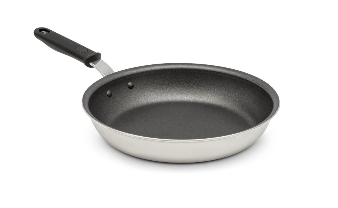 Vollrath Wear Ever 12-Inch Nonstick Fry Pan with Silicone Handle - Aluminum Cookware for Professional & Home Kitchen - Perfect for Sautéing, Frying & Cooking Eggs