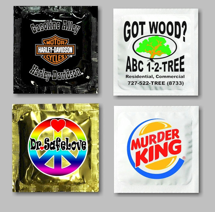 Premium Color Printed Foil Wrapper Condoms - Ultra Thin & Safe Protection for Romantic Nights & Travel
