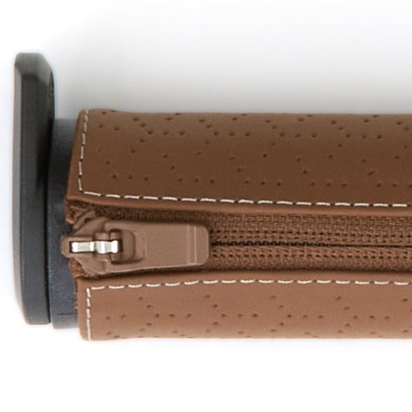 Veer Cruiser XL Napa Leather Handlebar Grip - Premium Motorcycle & Bike Grips for Comfortable Riding - Perfect for Cruisers, Touring Bikes & Long Distance Rides