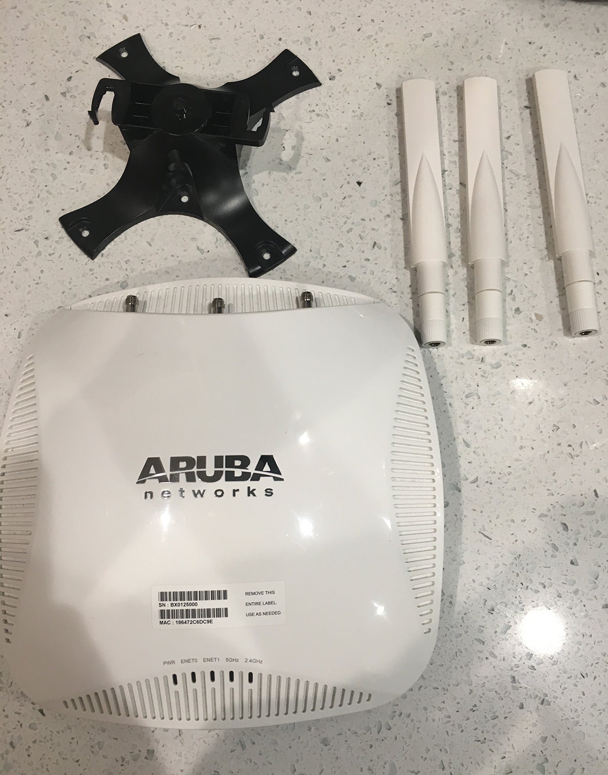Aruba Networks AP-224 Dual Band Wireless Access Point | 802.11ac/n WiFi | 3x3 MIMO | 450Mbps Speed | External Antenna Connectors | Enterprise-Grade WiFi Solution for Offices, Schools & Hotels