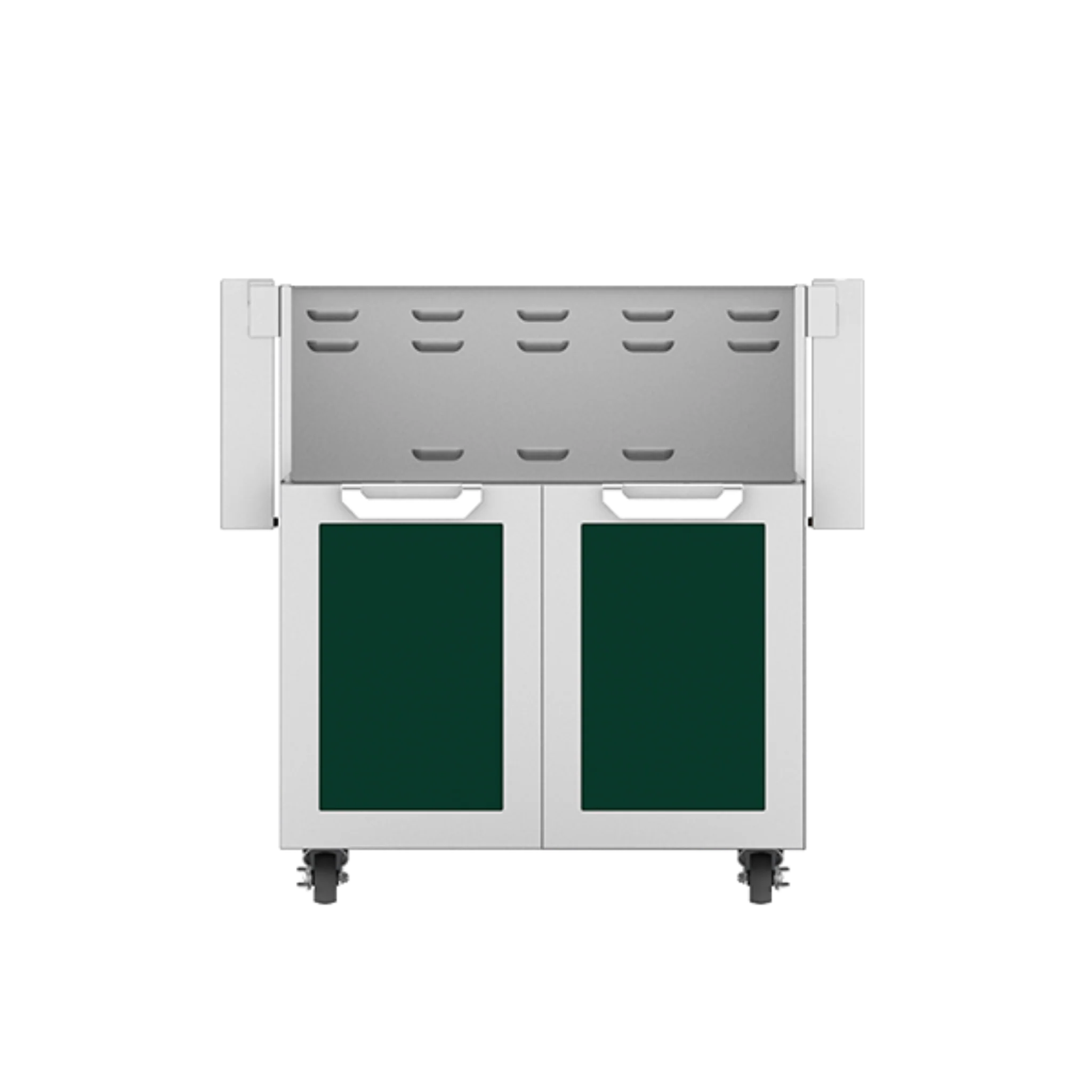 Hestan GCD30 30-Inch Outdoor Tower Cart with Double Doors - Heavy Duty Stainless Steel Storage Cabinet for Patio, Garden, and Poolside Use
