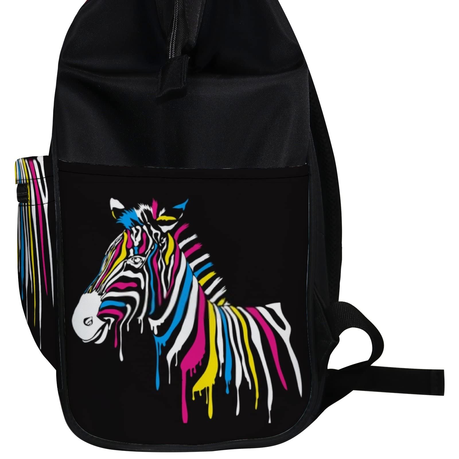 Zebra Print Diaper Backpack - Large Capacity Waterproof Baby Bag for Moms, Multifunctional Nursing & Travel Backpack | Perfect for Daycare, Outings & Family Trips