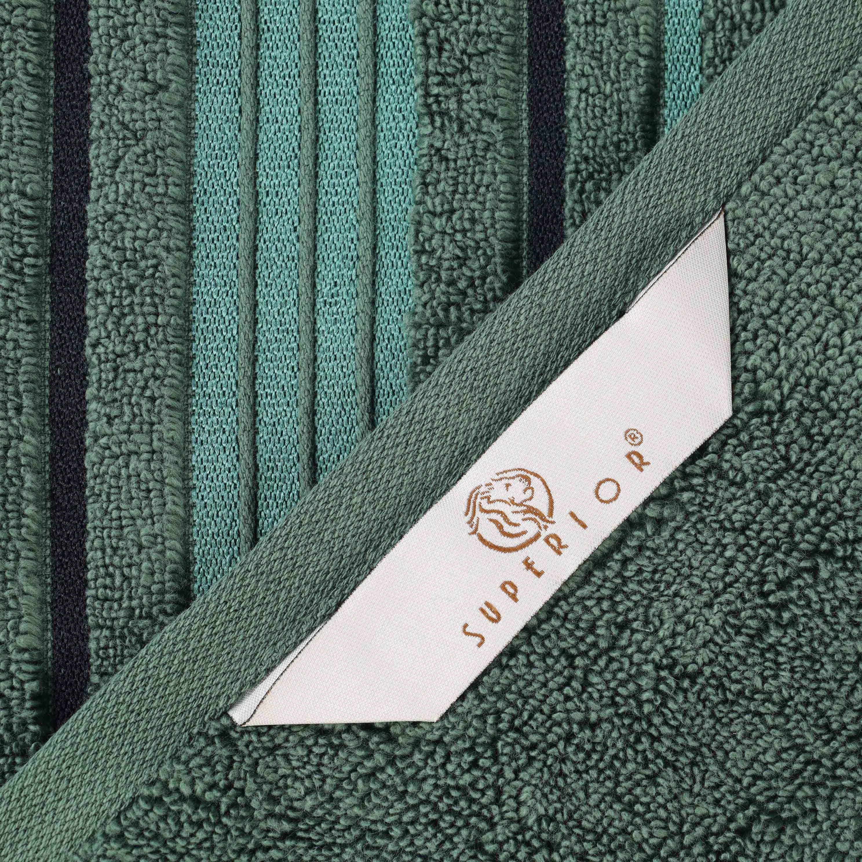 Premium 6-Piece Sadie Zero Twist Cotton Towel Set - Solid & Jacquard Floral Design | Ultra Soft & Absorbent Bath Towels for Spa, Hotel & Luxury Home Use