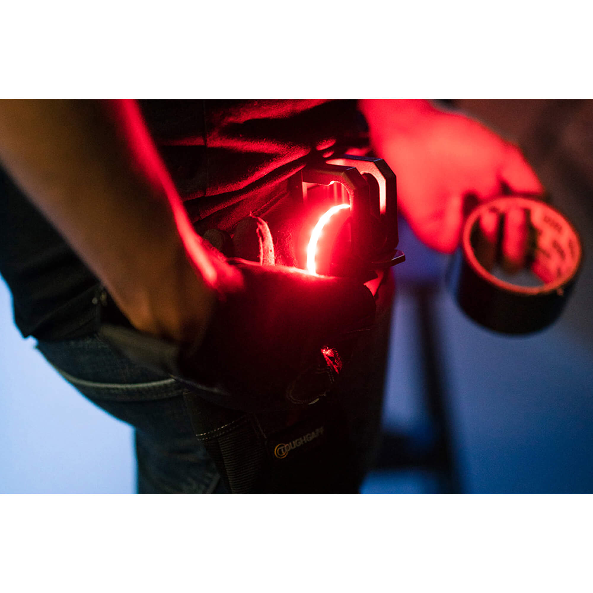 KYU 6 Magnetic RGB LED Lighting Bracelet with 5 Color Effects - Glow in The Dark Wristband for Raves, Concerts, Festivals & Night Parties