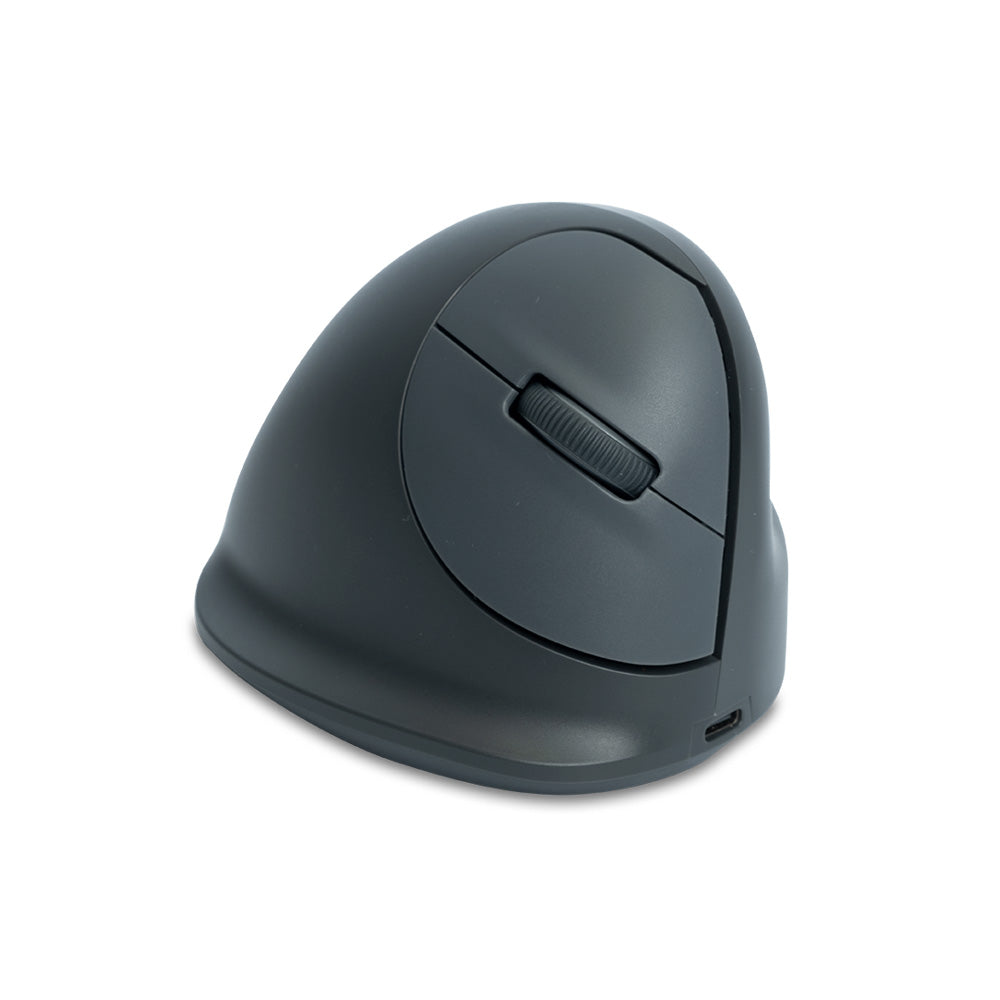 Ergonomic R Go HE Basic Vertical Mouse - Wireless USB Optical Mouse for Comfort & Pain Relief - Perfect for Office, Gaming, and Long Computer Use