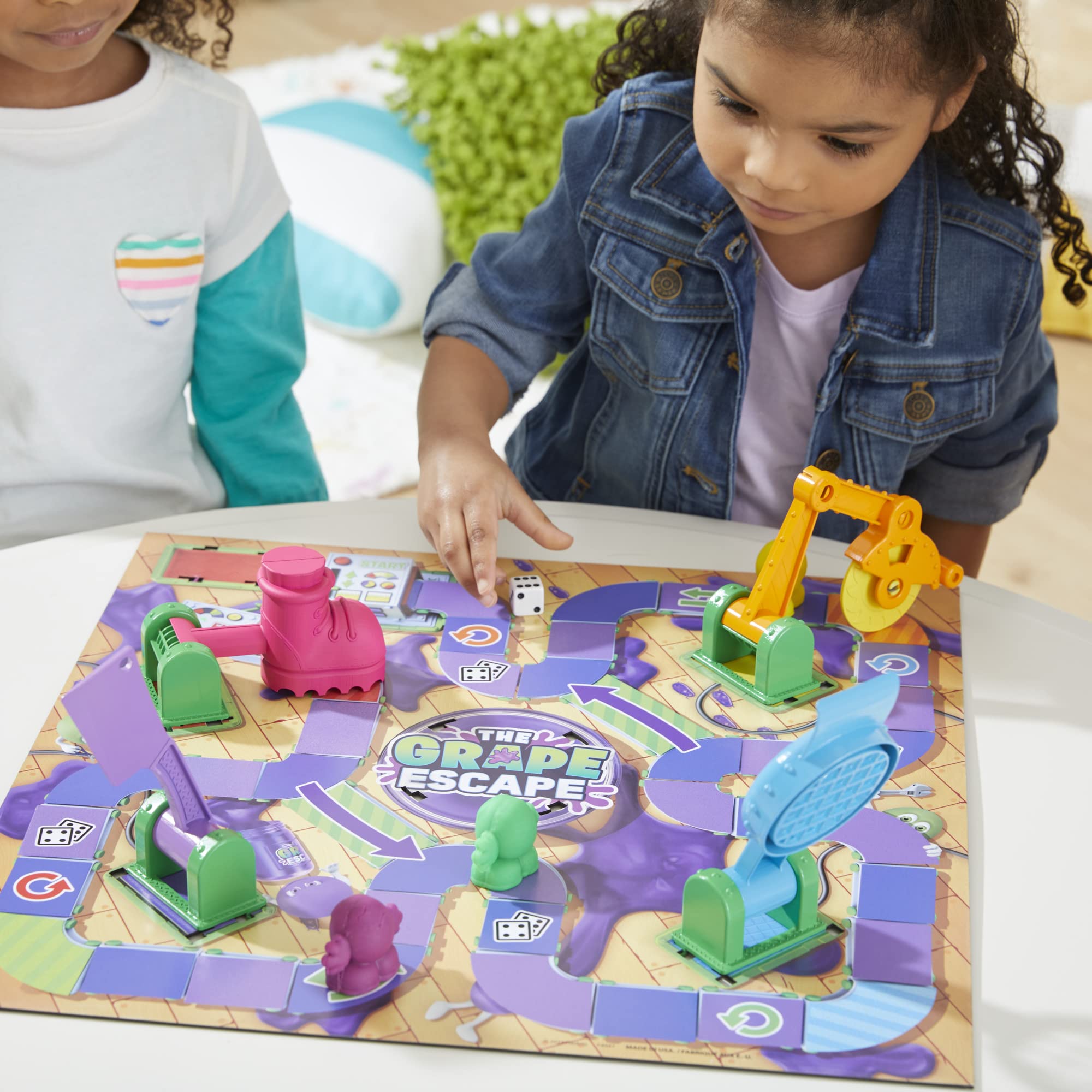 Hasbro Grape Escape Board Game for Kids Ages 5+ | Fun Family Game with Modeling Clay | Perfect for Family Game Nights & Kids' Parties