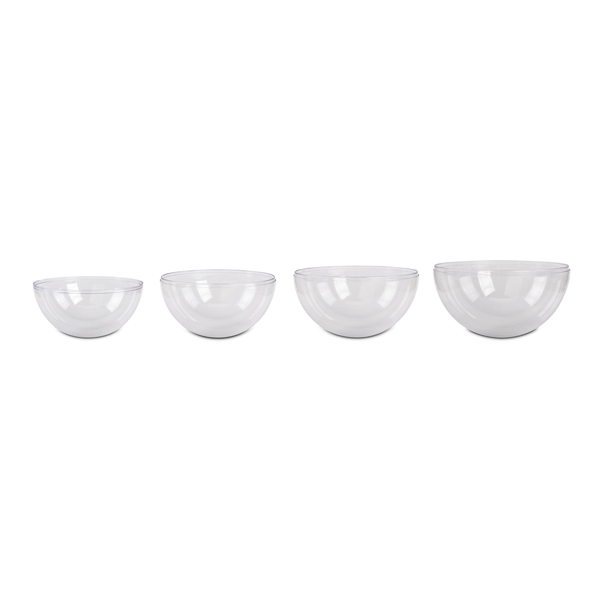 4 Piece XXL Bowl Mould Set - Large Silicone Baking Molds for Cakes, Desserts & DIY Crafts - Perfect for Home Baking, Party Treats & Gift Making