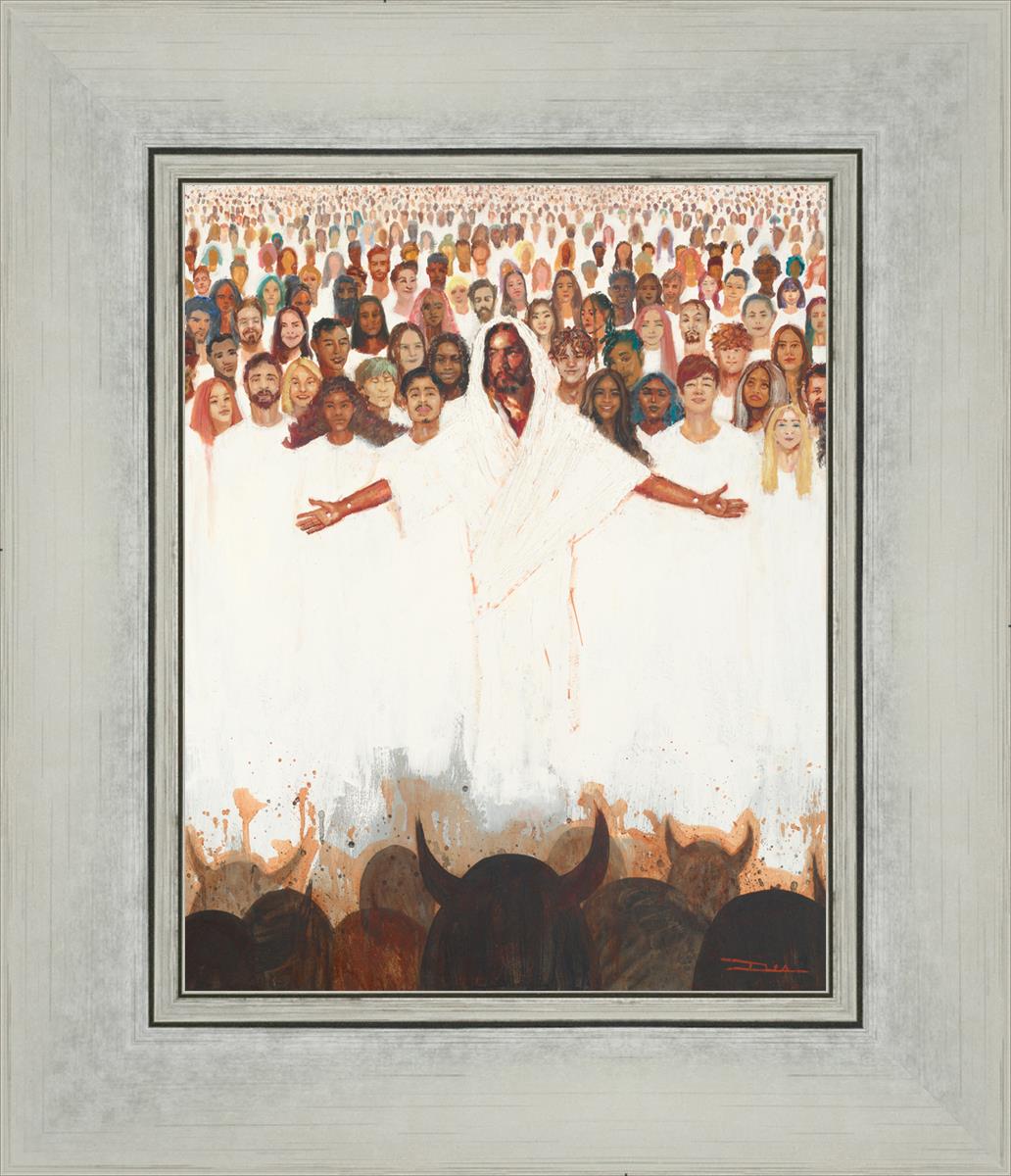 Fear Not, For They That Be With Us Are More - Inspirational Christian Wall Art for Home & Office Decor - Perfect for Living Room, Bedroom, or Gift Giving