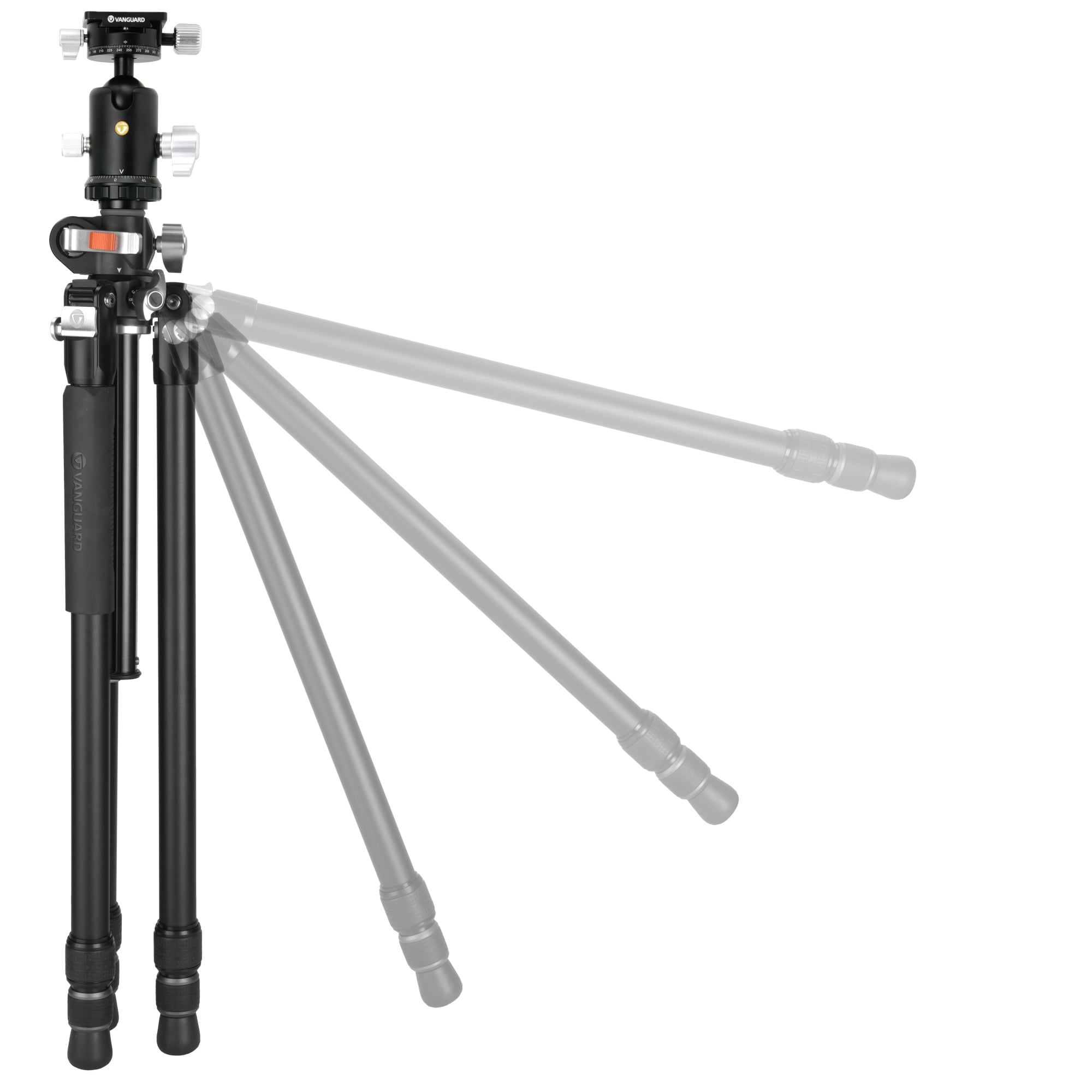 VEO 3+ 303ABS Aluminum Tripod with Dual Axis Ball Head - Lightweight & Sturdy Camera Stand for DSLR, Mirrorless, Video Shooting - Perfect for Travel, Photography & Vlogging