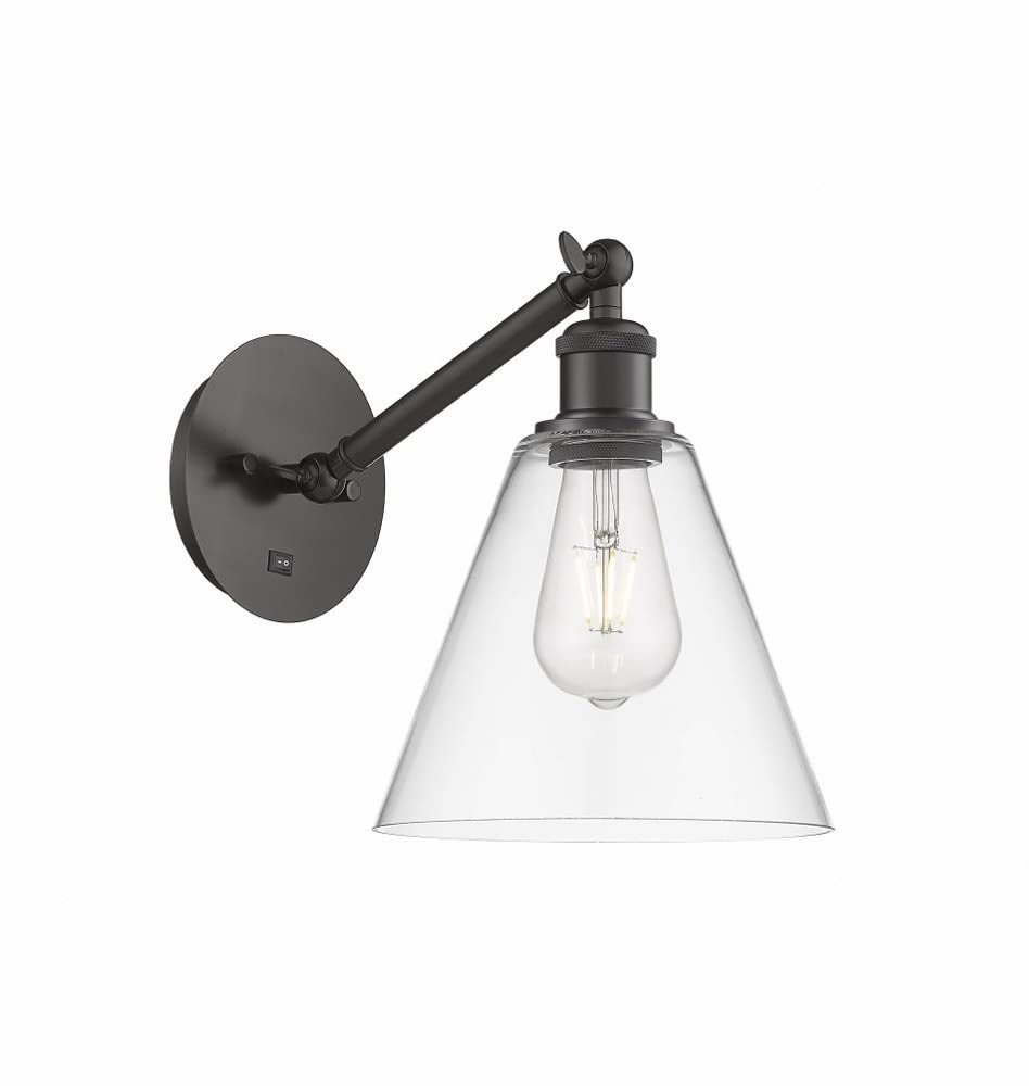 Innovations Lighting Athens - Industrial Style 1-Light Wall Sconce, 12.38