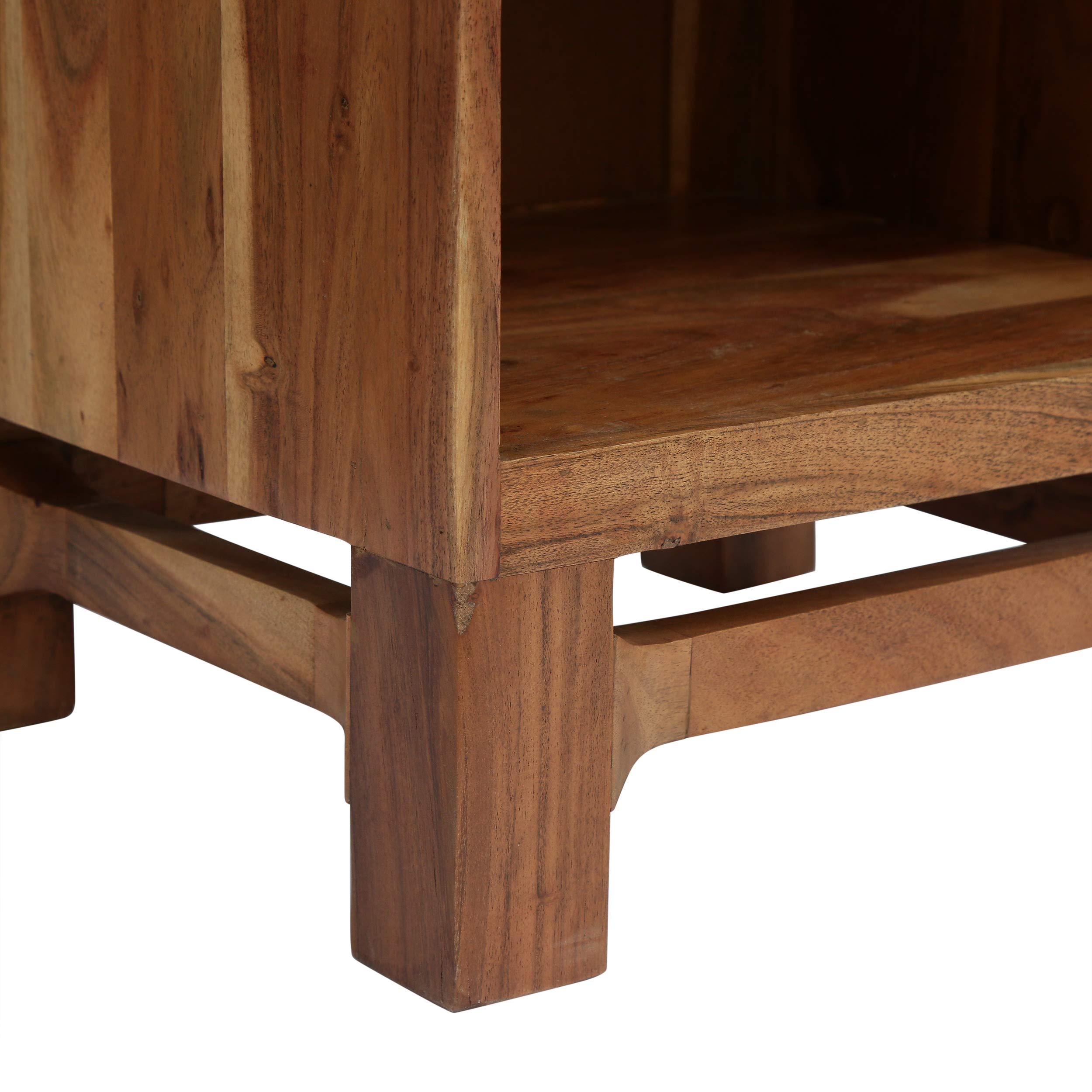 Christopher Knight Home Wadley Nightstand, Natural Wood Bedside Table with Drawer - Perfect for Bedroom, Living Room, or Office Storage