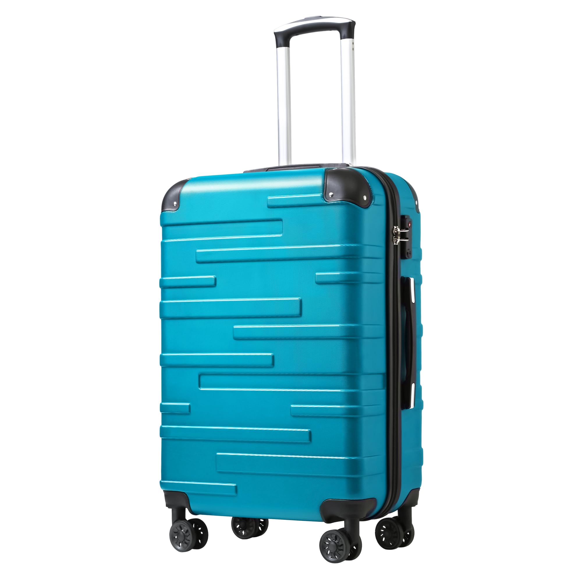 Coolife Hardside Spinner Carry-On Luggage with TSA Lock & Telescopic Handle - Lightweight Durable Suitcase for Air Travel, Business Trips & Weekend Getaways